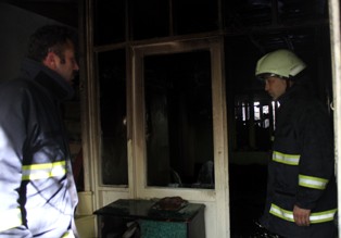 Gaz hortumu eci yaktı