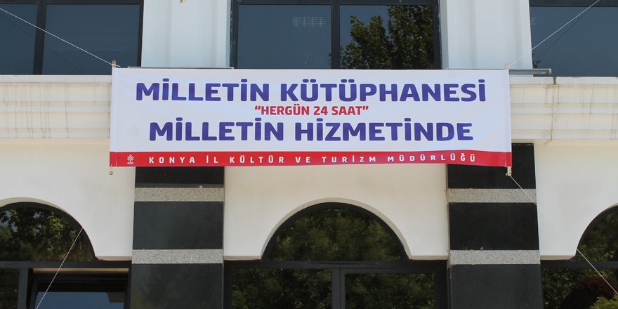 Kütüphane 24 saat açık olacak