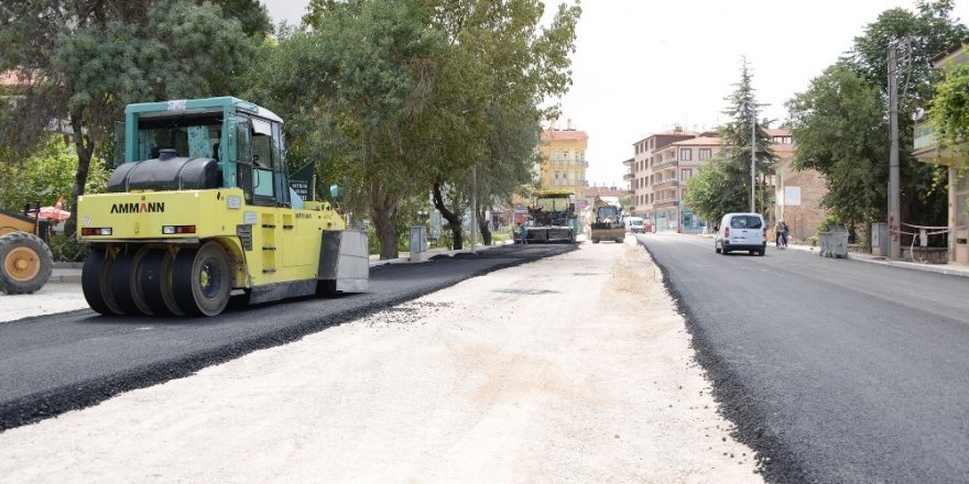 Konya Büyükşehir, Ilgın’da prestij cadde yatırımlarını sürdürüyor