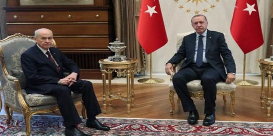 Erdoğan-Bahçeli görüşmesi 40 dakika sürdü