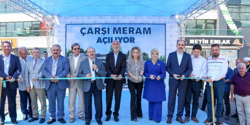 ’Çarşı Meram’ İş Merkezi törenle açıldı