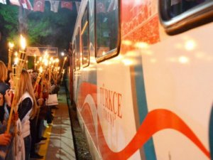 'Türkçe Treni' Karaman'da coşkuyla karşılandı