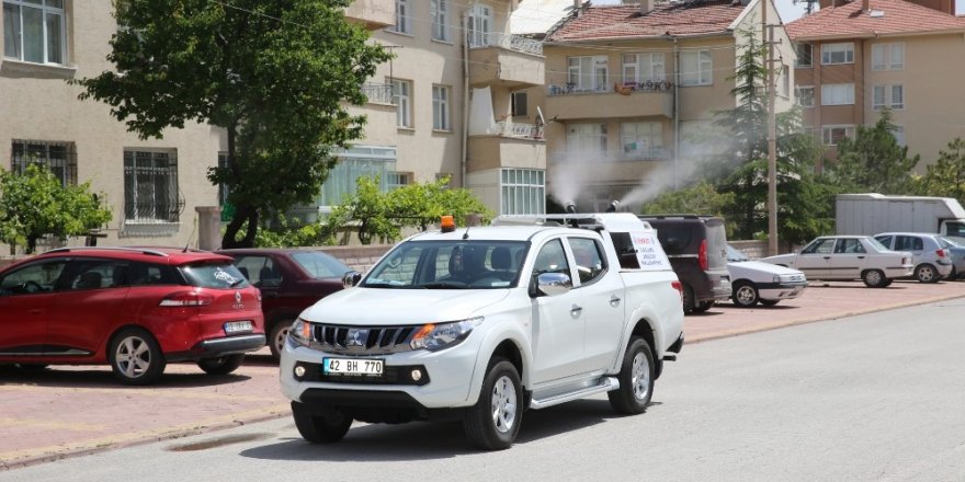 Selçuklu’da ilaçlama çalışmaları devam ediyor