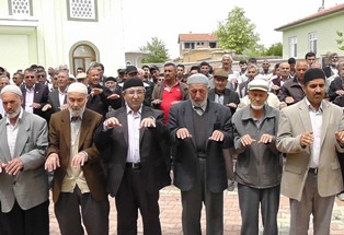 Kulu'nun Fevziye köyünde yağmur duası