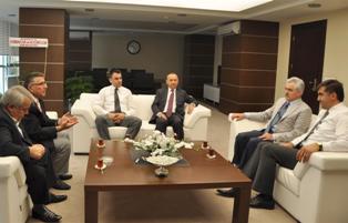 Serdar Kalaycı, misafirlerini ağırladı