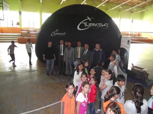 Kulu'ya uzay çadırı kuruldu