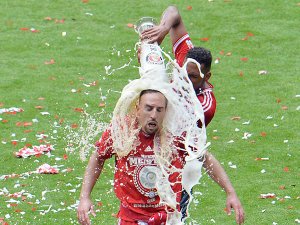 Ribery'e yapılan skandal hareket