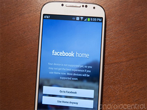 Facebook Home'u sadece 1 milyon kullanıcı indirdi!