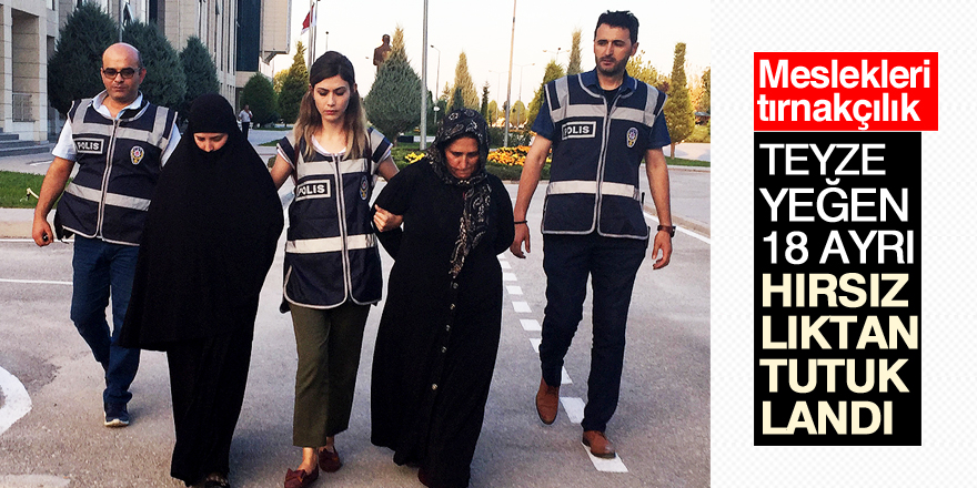 Teyze ve yeğeni yankesicilik suçlamasıyla tutuklandı