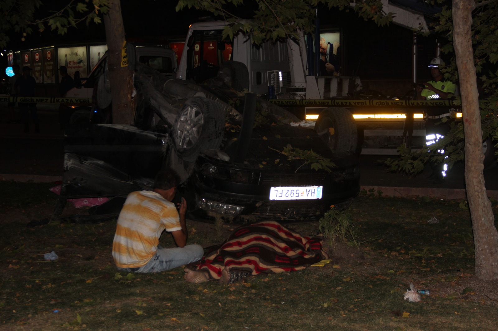 Çiçek satan kadın trafik kurbanı