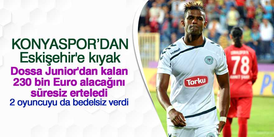 Atiker Konyaspor’dan Eskişehirspor’a vefa örneği
