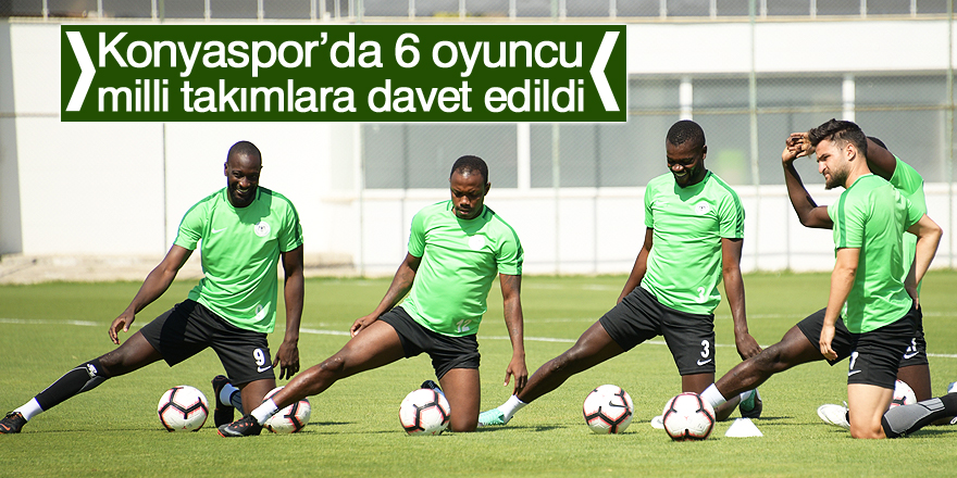 Atiker Konyaspor’da 6 oyuncu milli takımlara davet edildi