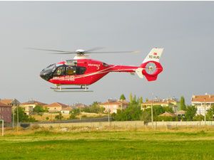 Kulu’dan ambulans helikopterle hasta sevki