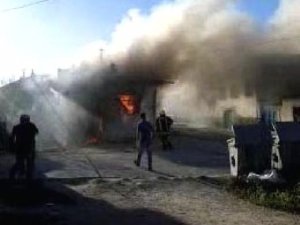 Patlama sahnesi gerçek oldu