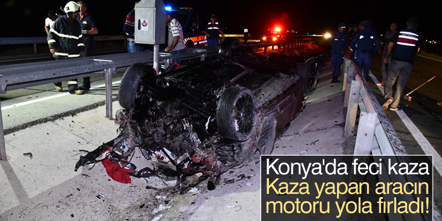 Konya’da trafik kazası: 1 ölü, 6 yaralı