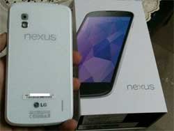 Beyaz Nexus 4 satışa sunuldu