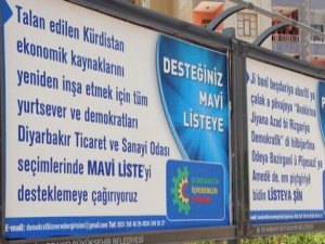 Diyarbakır TSO seçimlerinde 'Kürdistan' afişleri