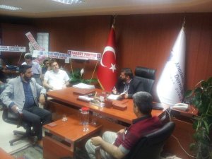 Saadet Gençlik'ten Parlak'a ziyaret