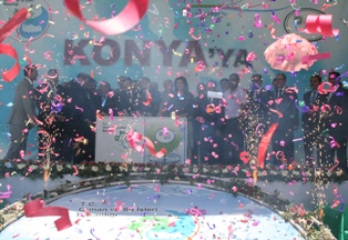 Konya'da temel atma ve açılış töreni