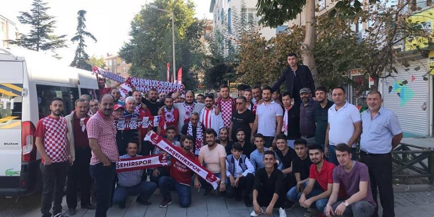 Akşehirspor  taraftarı Takımını yalnız bırakmadı
