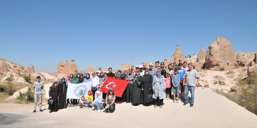 Şehit aileleri Kapadokya'yı gezdi