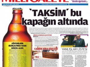 ‘Taksim’ bu kapağın altında