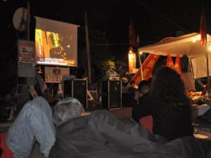 Gezi Parkı'nda Erdoğan böyle izlendi