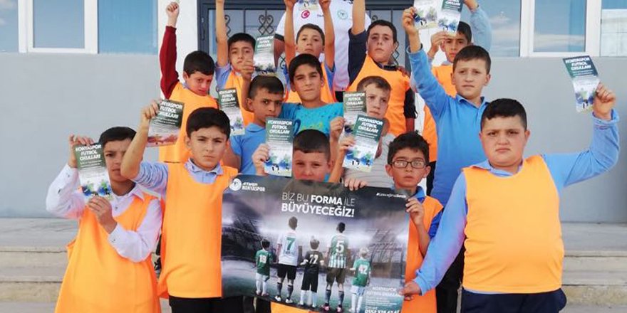 Atiker Konyaspor 110 okulda seçme yapıyor