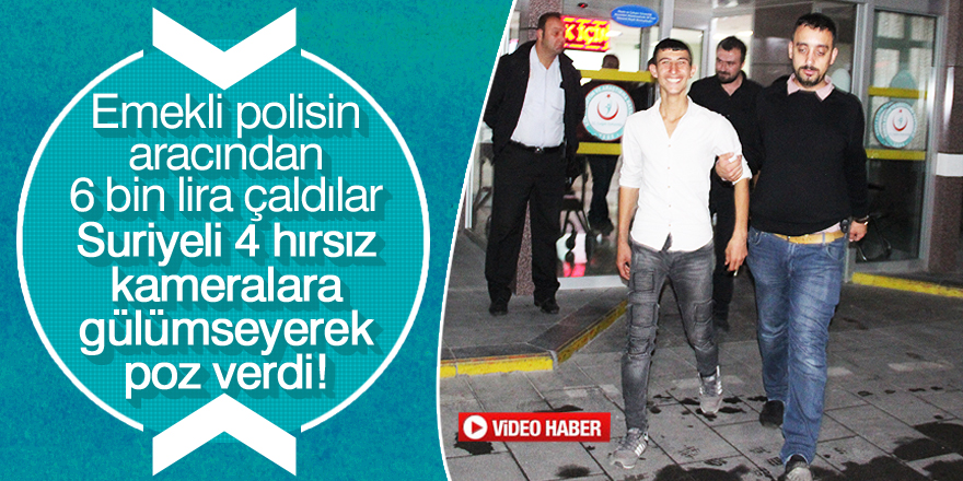 Emekli polisin aracından 6 bin 500 lira çalan şüpheliler yakalandı