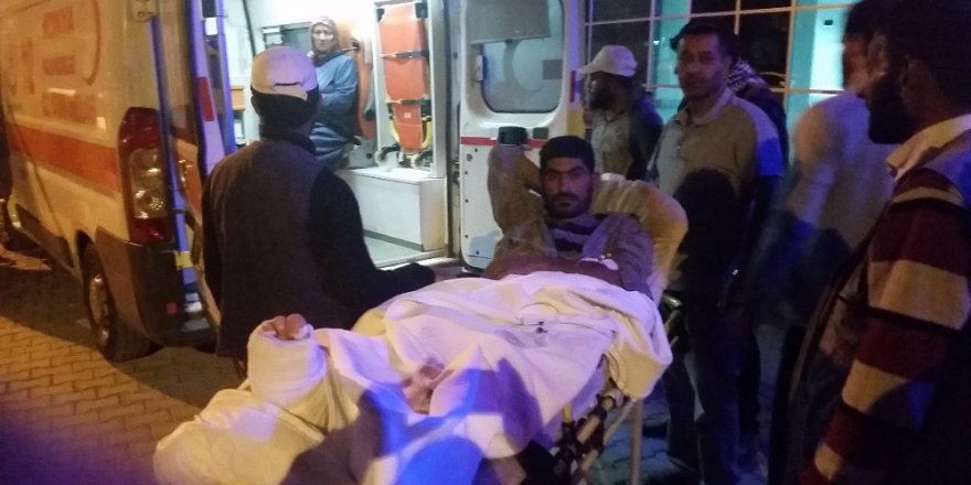 Elektrikli hızarla tahta yerine bacağını kesti