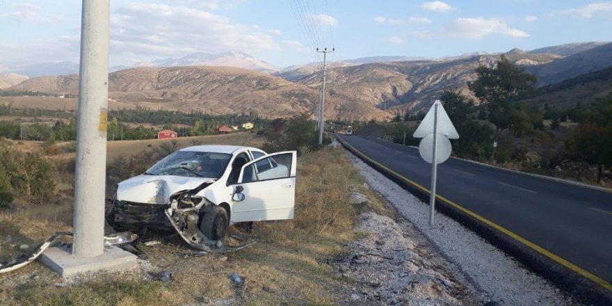 Konya’da trafik kazası: 2 yaralı