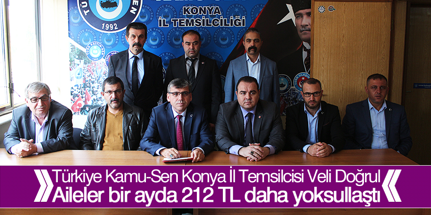 Aileler bir ayda 212 TL daha yoksullaştı