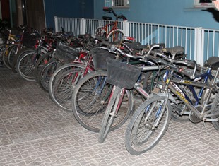 Kamyonetten 22 adet çalıntı bisiklet çıktı