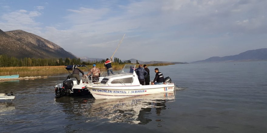 Beyşehir Gölü'nde kaçak avcılığa karşı denetim yapıldı