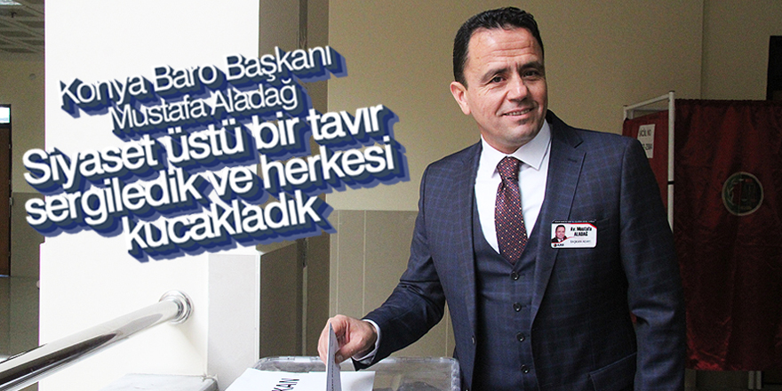 'Siyaset üstü bir tavır sergiledik'