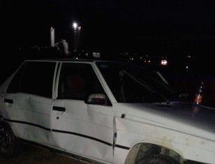 Otomobil koyun sürüsüne daldı