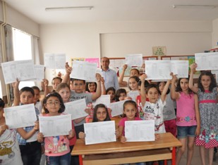 Akşehir'de 19 bin 697 öğrenci karne aldı