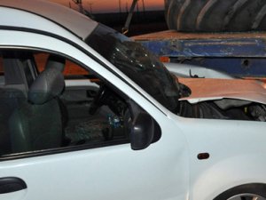 Konya'da kamyonet tır'a arkadan çarptı: 5 yaralı