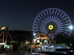 Lunaparkında kaza