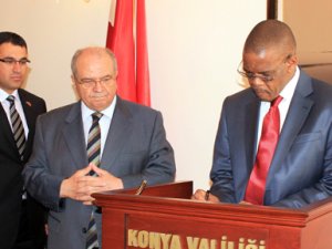Güney Afrika Heyeti'nden Konya Valiliği'ne ziyaret