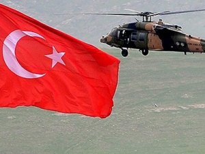 TSK:'Teröristler helikoptere ateş etti'
