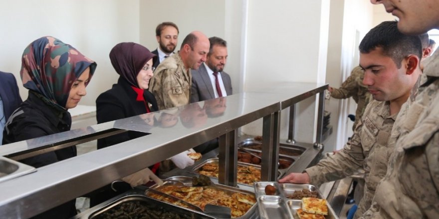 Meramlı annelerden Lice’deki askerlere ev yemeği