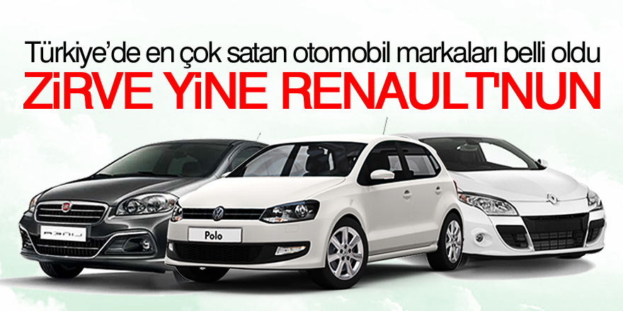 İşte Türkiye’de en çok satan otomobil markaları
