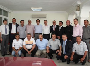 Borsa ve oda başkanları Beyşehir'de