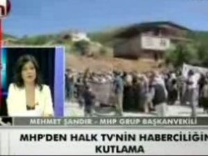 Halk TV'ye MHP'den tebrik geldi