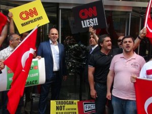 ABD'de CNN'e Türk protestosu