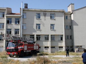 Aksaray’da kız öğrenci yurdunda yangın