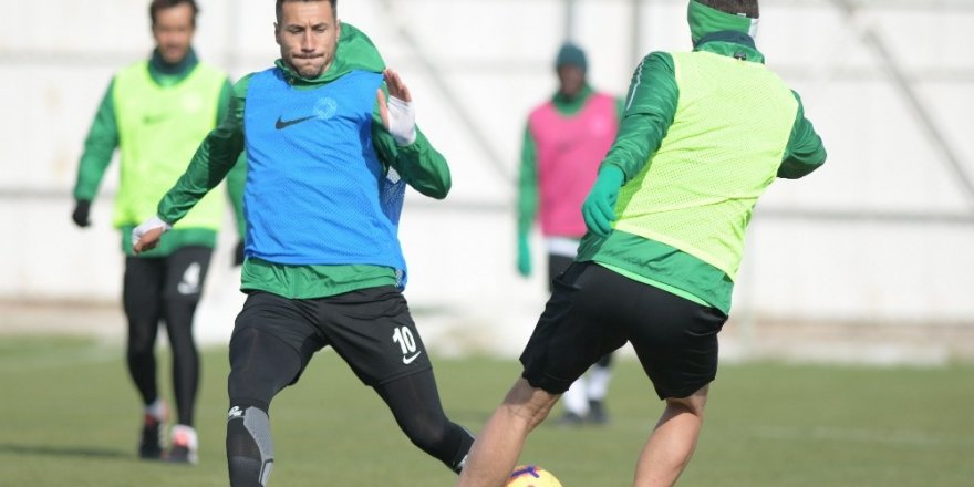 Atiker Konyaspor, Galatasaray hazırlıklarını sürdürüyor