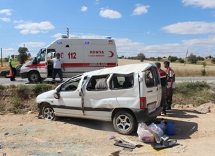 Pazar dönüşü kaza: 1 ölü, 1 yaralı