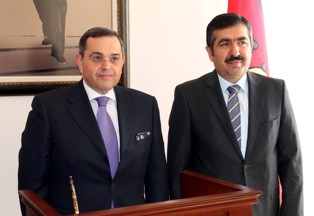 Azeri Büyükelçi'den Vali Doğan'a ziyaret